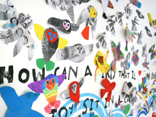 How can a bird that is born for joy sit in a cage and sing?