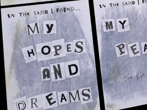 Community Lettering Workshop : Treasures in the Sand